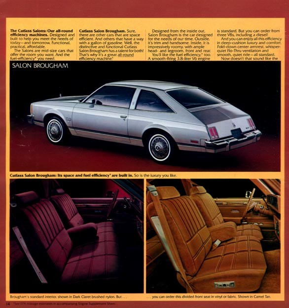 1980 Oldsmobile Mid-Size Brochure Page 7